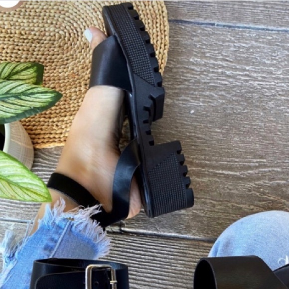 One band platform sandals 10 - Picture 7 of 8